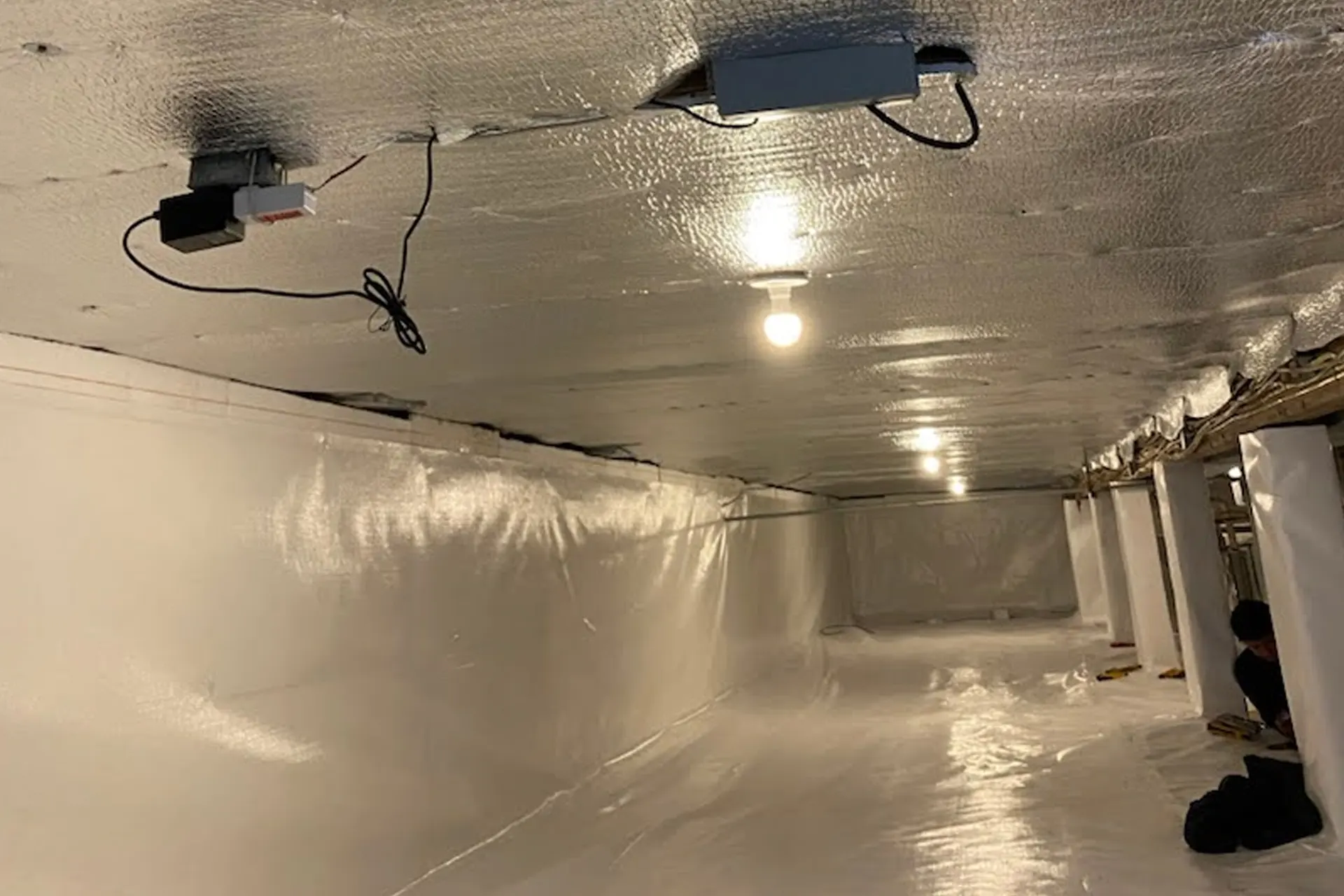 Top 11 Benefits of Crawl Space Encapsulation - A Picture from a Crawl Space Encapsulation Project by Zavza Seal