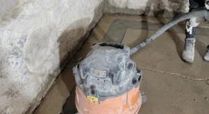 Cove Joint Leak in Basement - A Cove Joint Leak Repair Project in Brooklyn
