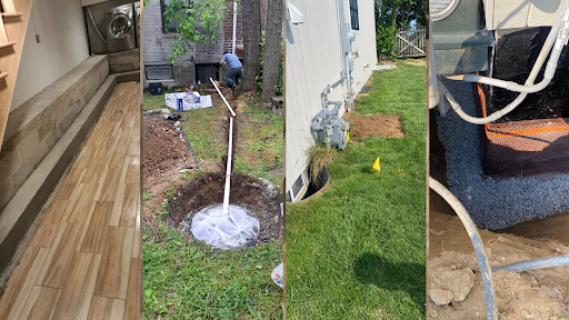 How to Control Humidity in Your Basement - A Collage of Waterproofing and Drainage Techniques to Manage Basement Moisture