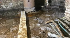 Crawl Space Problems - A Crawl Space with Standing Water in it