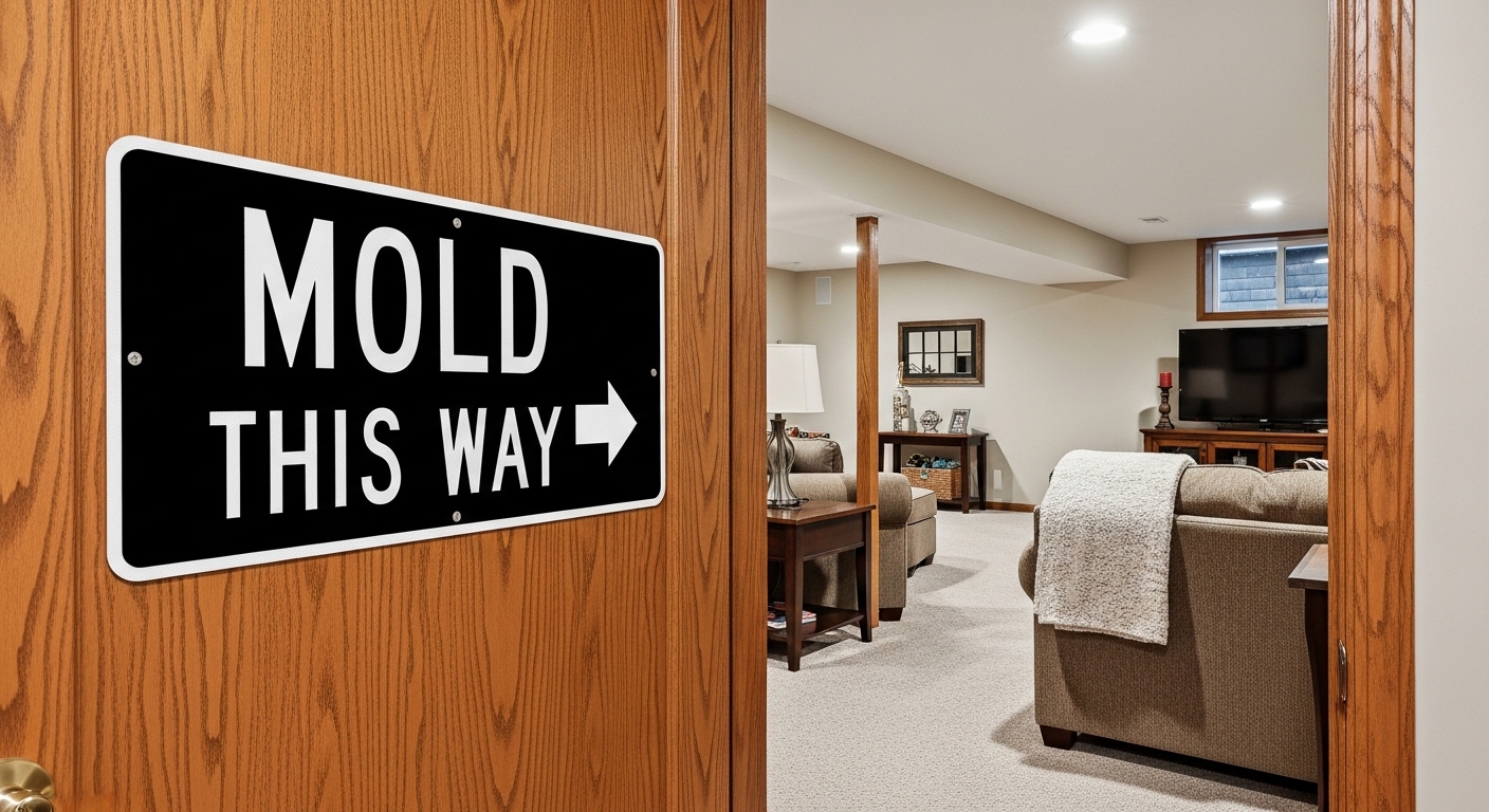 Signs of Mold in a Basement -