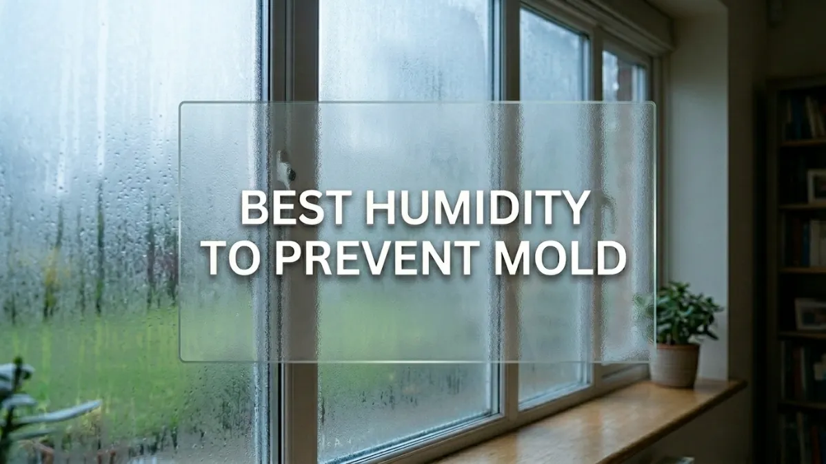 Best Humidity to Prevent Mold - A Picture of a House with Condensation on the Windows from Humidity