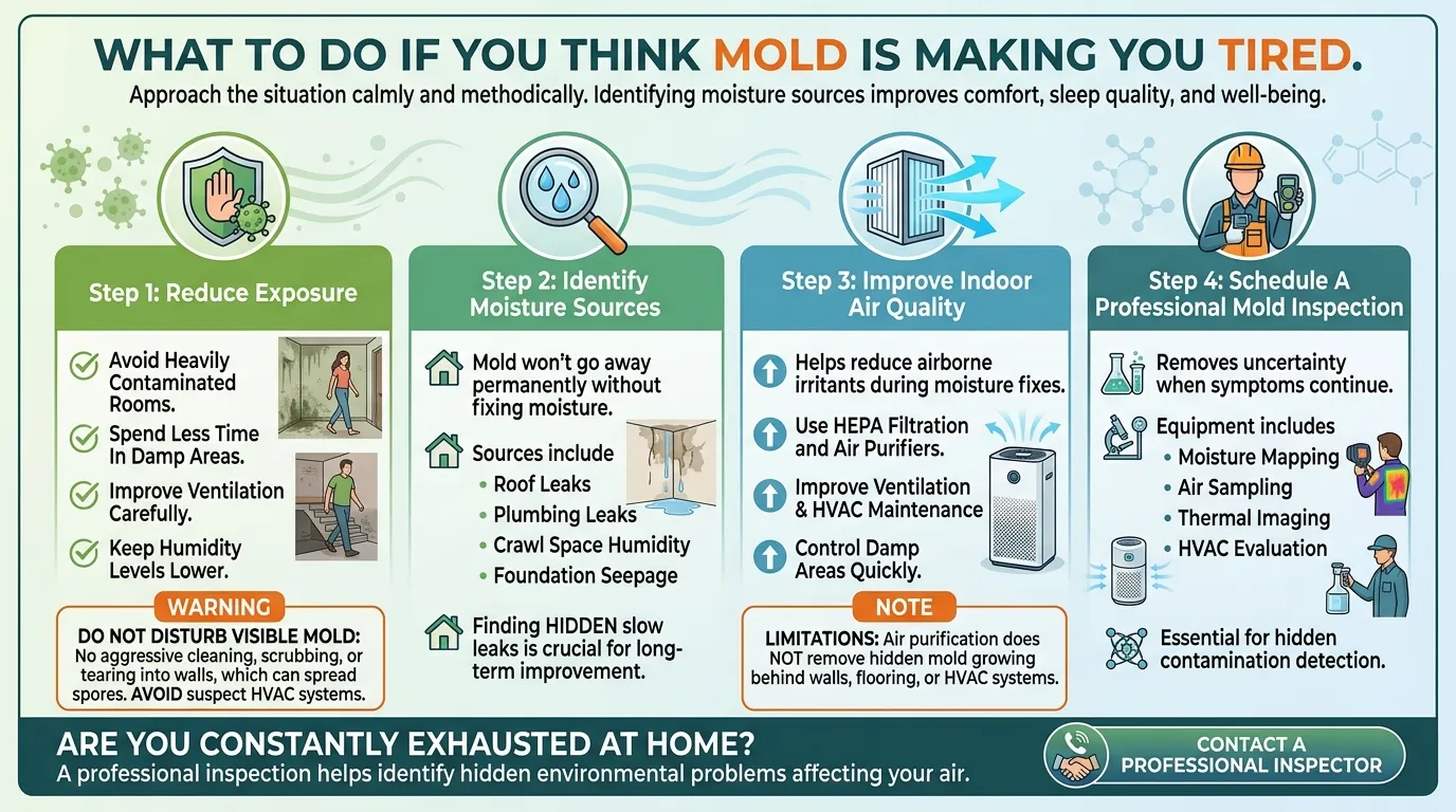 Can Mold Make You Tired? An Engaging Infographic Telling What to Do if You Think Mold is Making You Sick