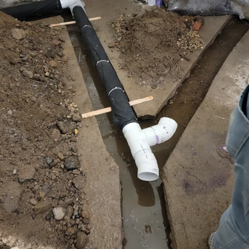Mold Encapsulation Services for The Bronx, Brooklyn, Queens & Long Island - A Brooklyn Drainage Project Showing How High Water Tables Have the Groundwater Just Inches Beneath the Surface