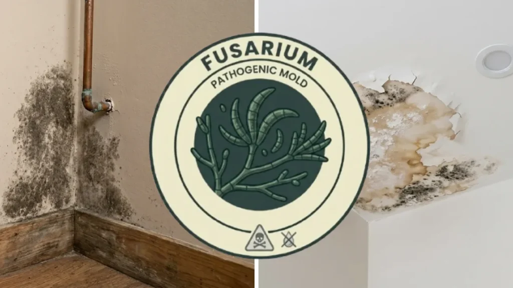Mold Identification - Pictures of Fusarium Mold Behind a Fusarium Icon