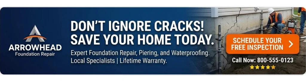 Foundation Repair - A Call to Action Banner Inviting Homeowners to Get a Free Assessment