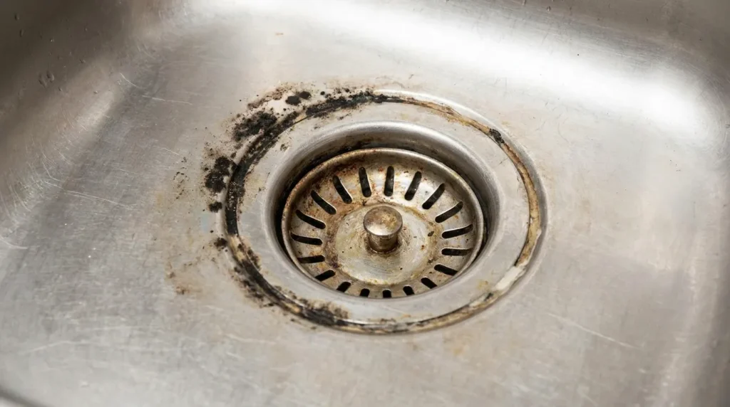 How to Remove Black Mold from a Kitchen Sink: Black Mold Around a Kitchen Sink