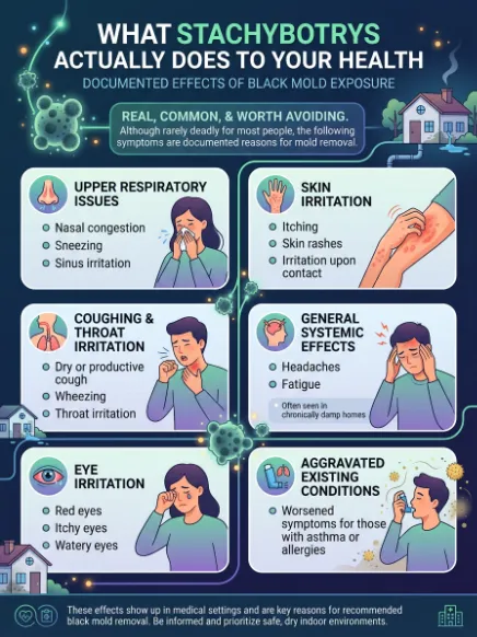 Can Stachybotrys Kill You? A Colorful Infographic About the Symptoms of Stachybotrys